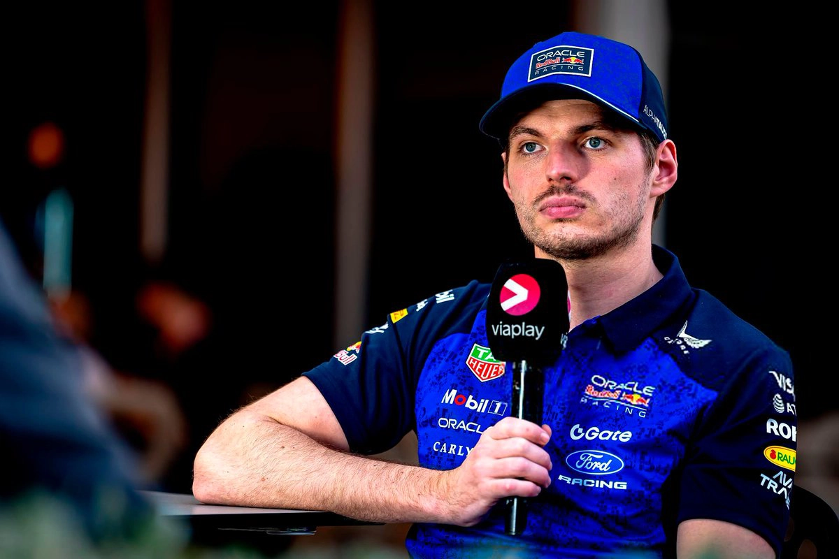 Verstappen habla en los F1 Testing
