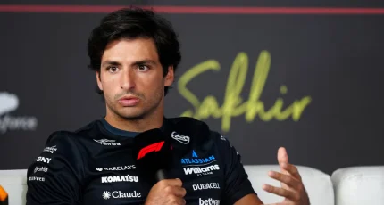 Carlos Sainz Williams F1 2026 test