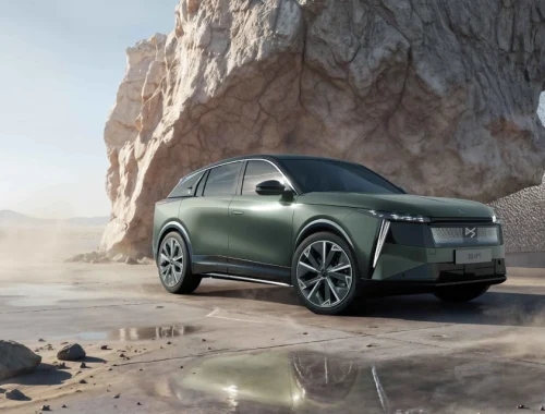 DS No7 SUV eléctrico premium diseño frontal