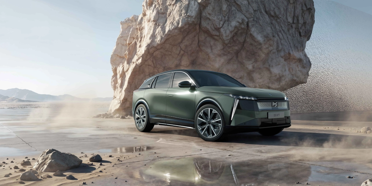 DS No7 SUV eléctrico premium diseño frontal
