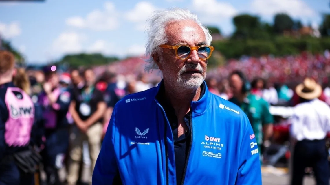 Alpine F1 Team Boss Flavio Briatore pasea
