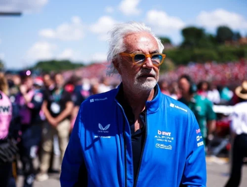 Alpine F1 Team Boss Flavio Briatore pasea