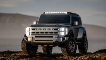 Hyundai Boulder Concept frontal 4x4 chasis largueros Salón Nueva York 2026