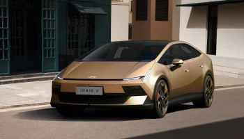 Presentación mundial del HYUNDAI IONIQ V en el Salón del Automóvil de Pekín 2026.