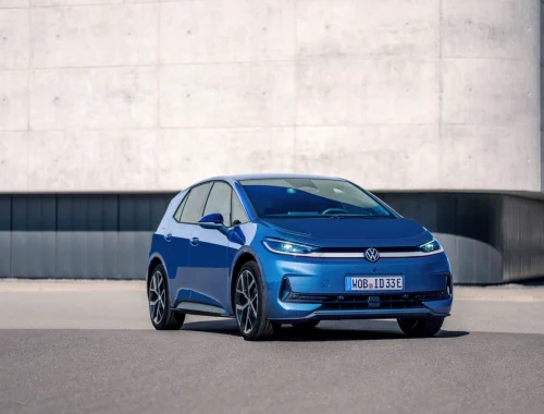 Volkswagen ID.3 Neo 2026 frontal con nueva firma lumínica LED