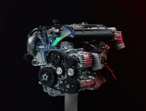 Motor Audi 5 cilindros 2.5 TFSI en detalle