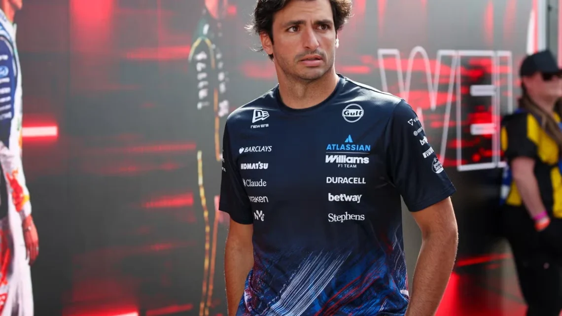 Carlos Sainz está molesto con el trabajo de Williams F1 este 2026.
