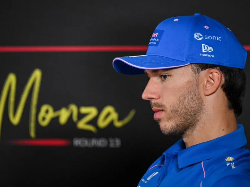 Pierre Gasly enfadado tras perder el podio de Mónaco GP