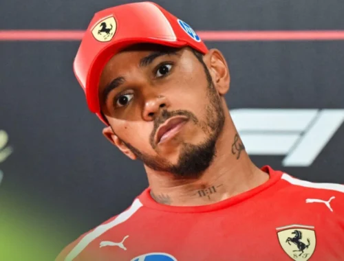 Lewis Hamilton en rueda de prensa F1
